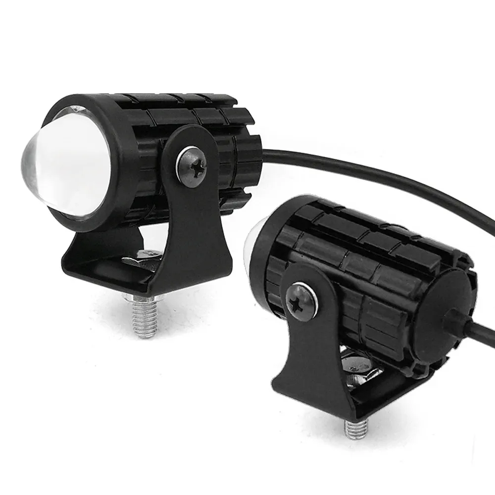 Мотоцикл светодиодный фар Прожекторы вспомогательные Освещения DRL Motorbike Fog Light 12V для Moto Велосипеды Автомобили Аксессуары Автомобиль