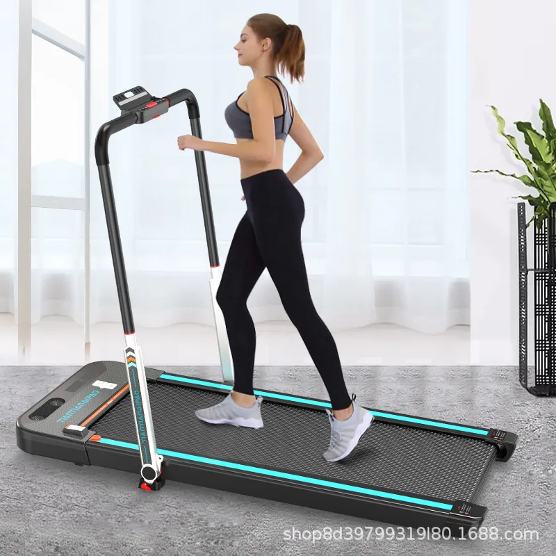 Petit tapis de course pliable et Portable, Type domestique, Absorption des chocs, équipement de sport d'intérieur Ultra silencieux, Fitness