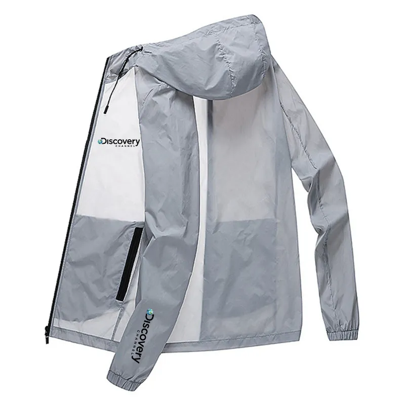 Sunscreen Discovery Ultra Lightweight Jacket Mens Windbreaker Outdoor Sports Jacket Quickdrying SkinFriendly Top 220816