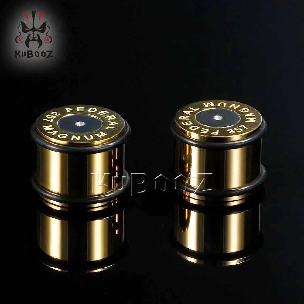 KUBOOZ Stainless Steel Solid Bullet Shape Ear Plugs Tunnels Piercing Body Jewelry Stretchers Whole 6mm to 25mm 270T