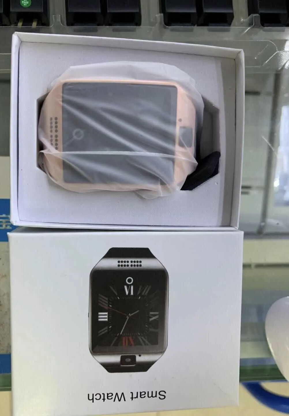 Q18 Watch Smart Watchs Bluetooth Smartwatch Owatch da polso con scheda SIM TF Slot / contapassi / anti-lost / telefoni Android Apple
