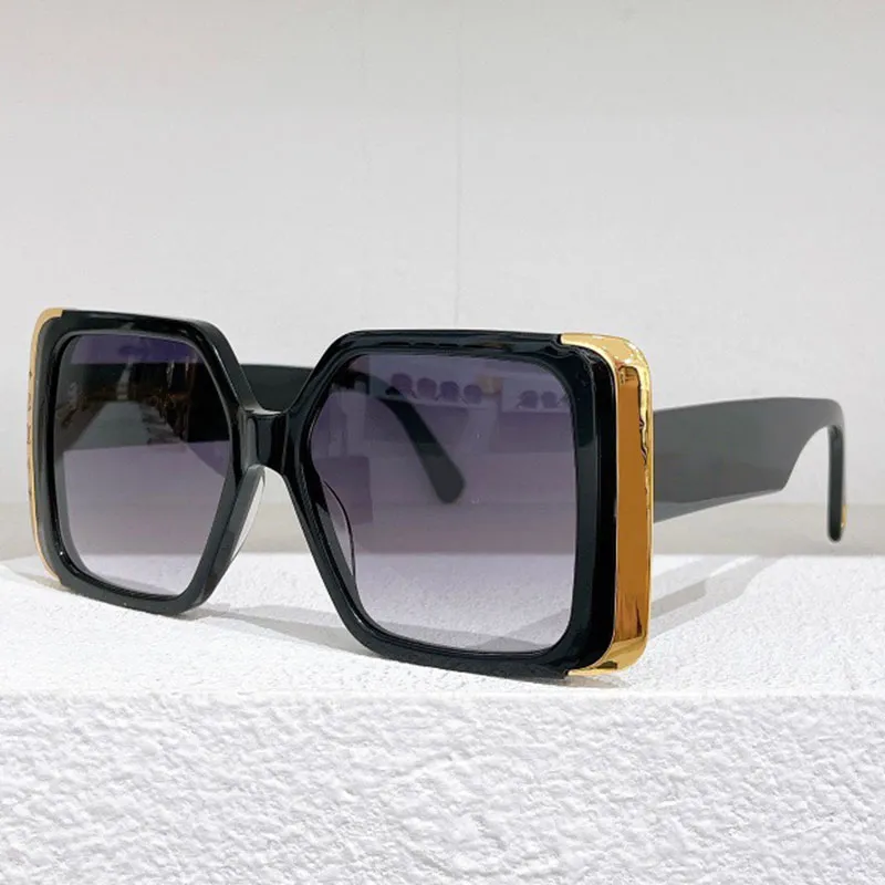 Neue Designer-Sonnenbrille Z1664W Damenmode Shopping Quadratischer Rahmen Metall Gravur Druck Damen Sonnenbrille Sommer Reise Vacat199S