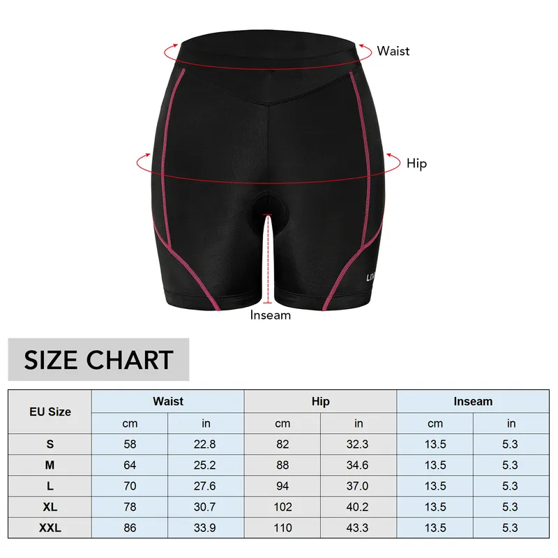 Women Cycling Shorts 3D Foam Gel Padded Shockproof MTB Mountain Racing Bike Breathable Bicycle Underwear Underpants 220629