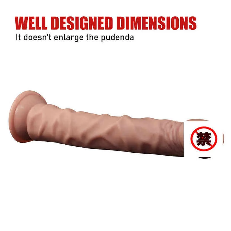Nxy Dildos Soft Imitation Penis Sm Masturbationsgerät Weiblich Falsches Erwachsenes Sexspielzeug 220607