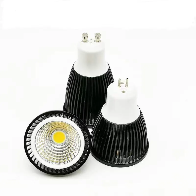 Süper Parlak Gu10 LED Ampul Işık Lampada Dekorasyon Ampulü Sıcak Beyaz 220V 9W 12W 15W COB E27 E14 GU5 3 MR16 LED LAMP227O