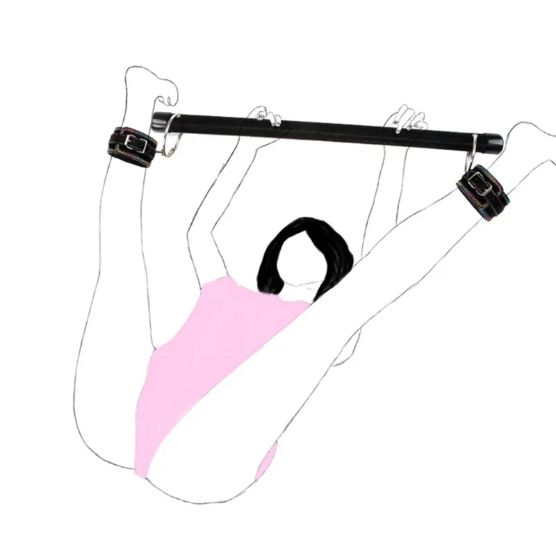 Ensemble de jeu de lit d'esclave pour adultes, coloré, manchette de poignet, combinaison de retenue pour femmes et hommes, Bondage confortable, Romance, jouets sexy BDSM