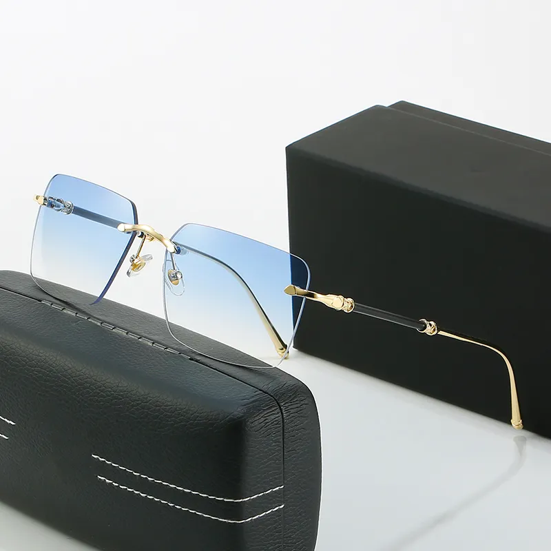 Nuove montature occhiali da sole quadrate di lusso MABACH uomo Placcatura 24K Occhiali da vista blu sfumato Noble Scarse eyewear Italia designer 323A