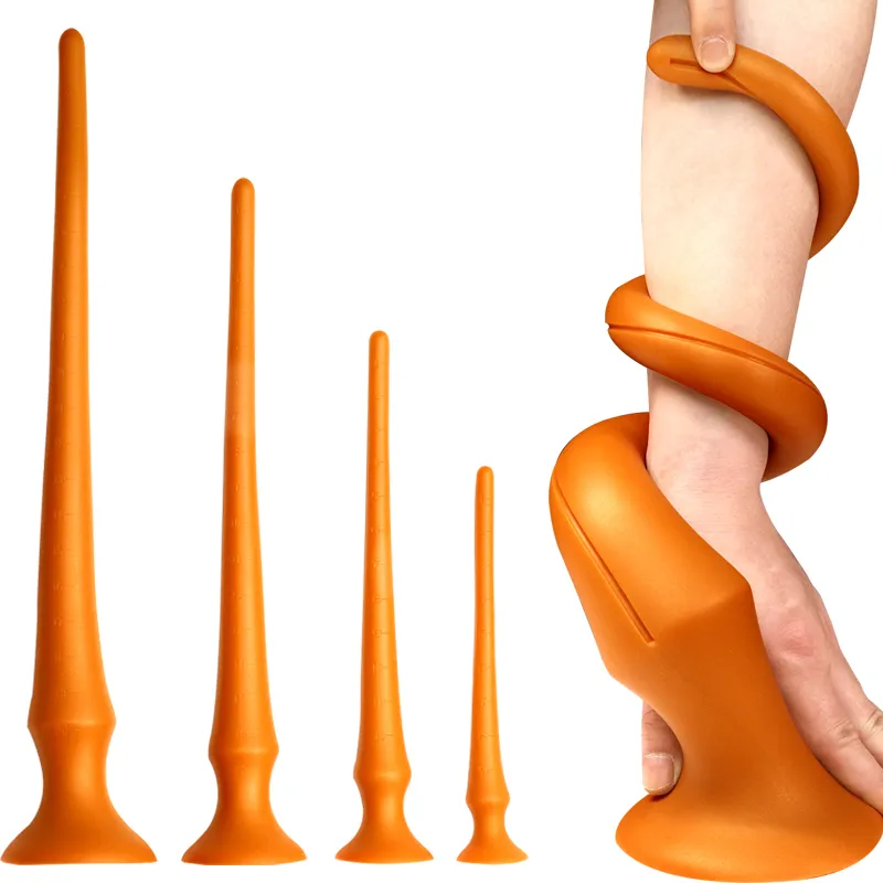 Супер длинная анальная плавинка реалистичные фаллоимитаторы сексуальные игрушки для мужского силиконового массажа простаты мастурбатор гей