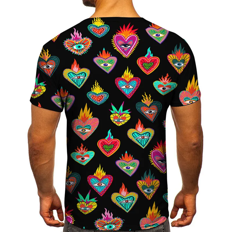 Zomer 3D -printen t -shirt creatieve verbeelding mans korte mouwen trendy herenkleding entleman stijl ontwerp casual t -shirt top 220607