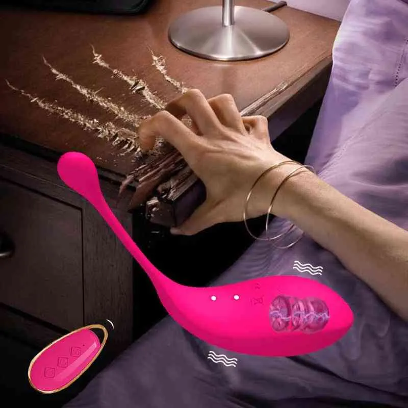 NXY Puissant télécommande vibrateur sans fil femelle oeuf portable g-point vibrateur amour oeuf saut sex toys marchandises pour adultes 18 femme 220411