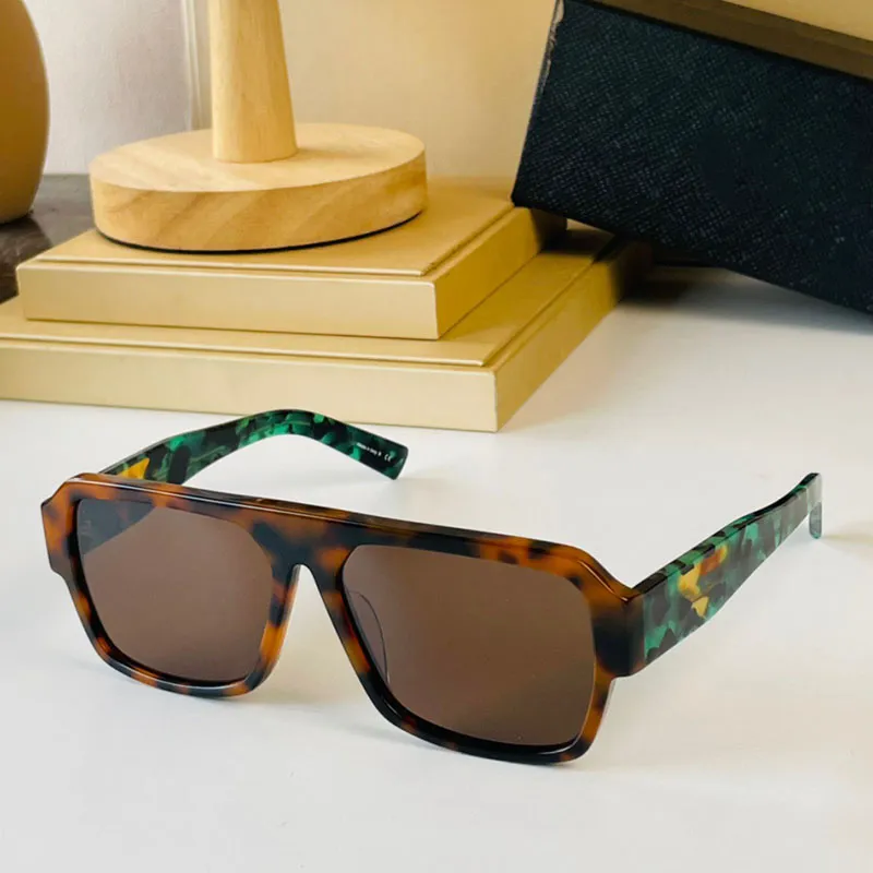 Quadratische Acetat-Sonnenbrille für Mädchen, Symbole Flug, pr22y-Stil, hochwertige Sonnenbrille, Super-Herren-Luftfahrt-Rot-Lila-Design-Brille, wo286z