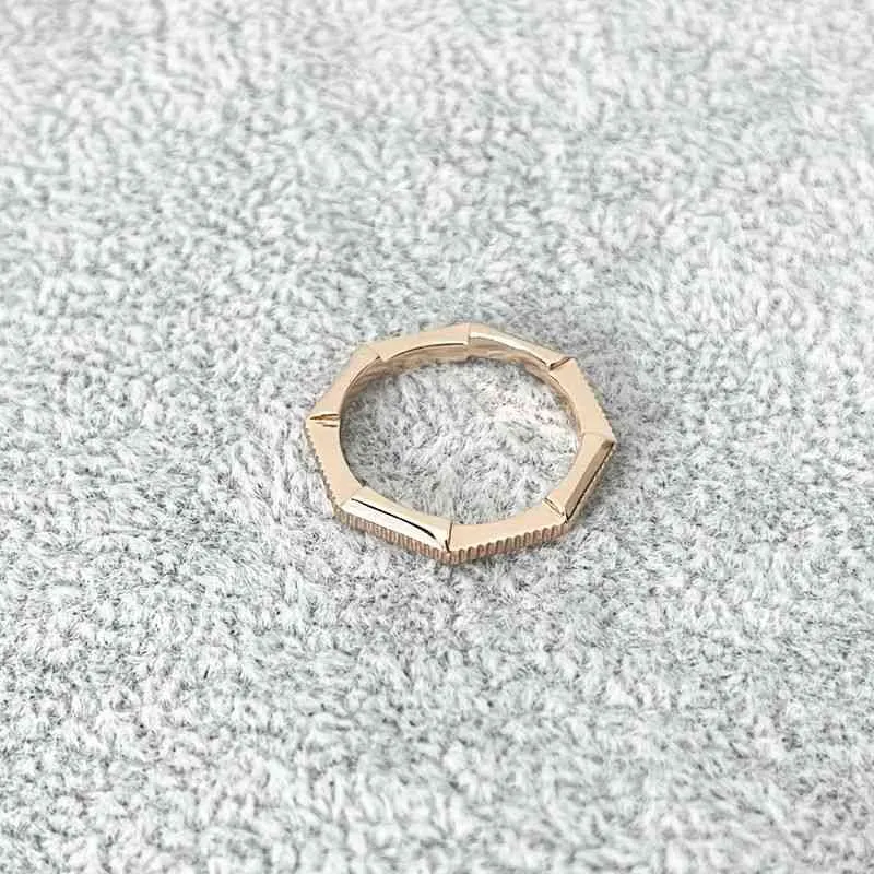 gioielli di design bracciale collana anello collegamento ad amore a strisce inciso femminile ANELLO coppia semplice anellonuovi gioielli