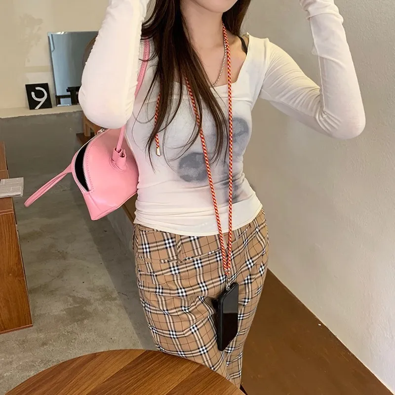 Karrram Korean Style Mesh Top Women Tie Dye Printed See Through T Shirt Sexy Slim Translucent Sheer Tops Grunge Tshirts Japanese 220728