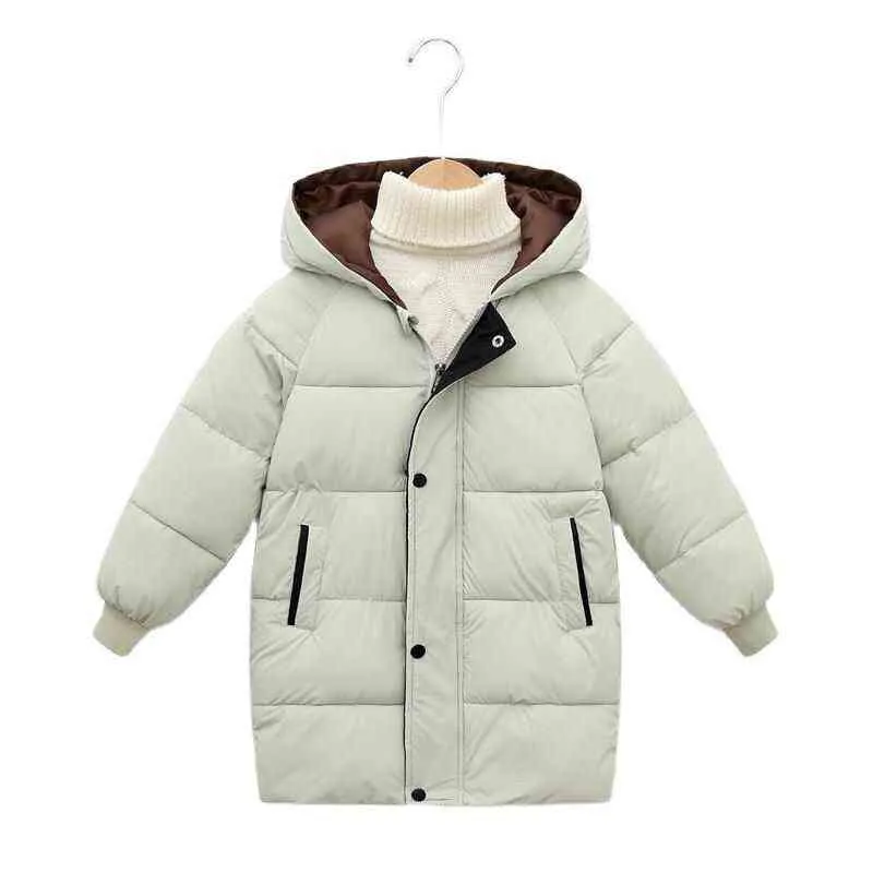 Lzh Down Jacket Female 2021 Autumn Winter Clothes For Boys Jackets 3-10 Year Baby Girls Down Jackets Hooded Children Jackets For Girls J220718