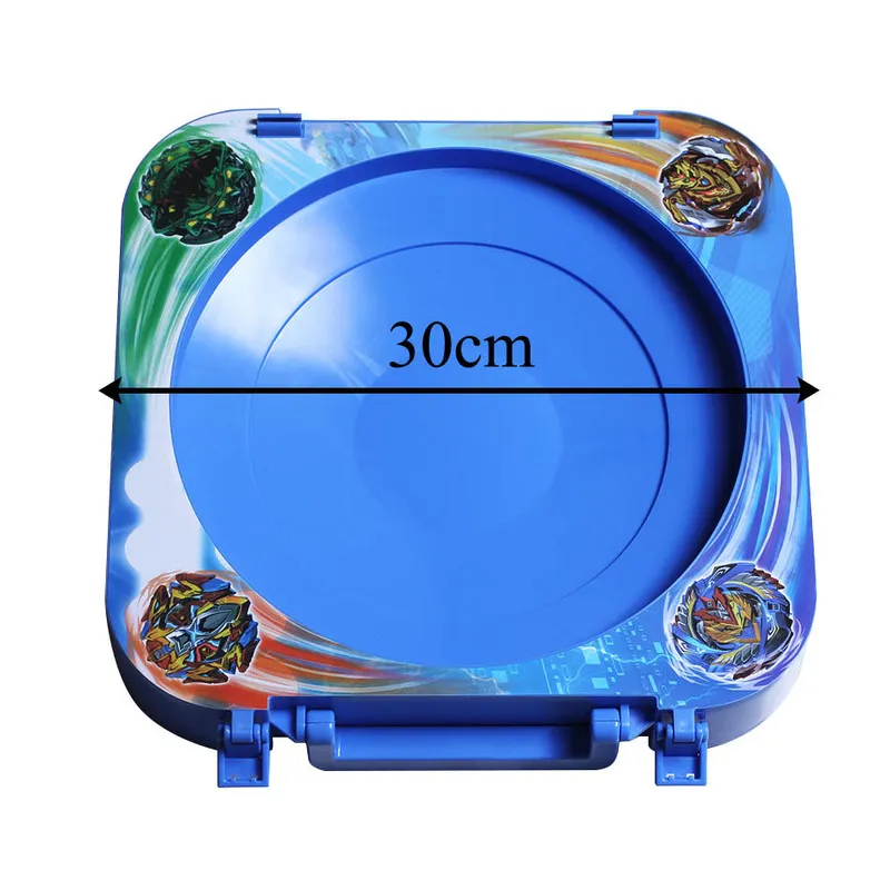 Spinning Top Beyblade Burst Caja de herramientas para niños Caja de almacenamiento multifuncional Gyro Compresión portátil Juguete de regalo 220826