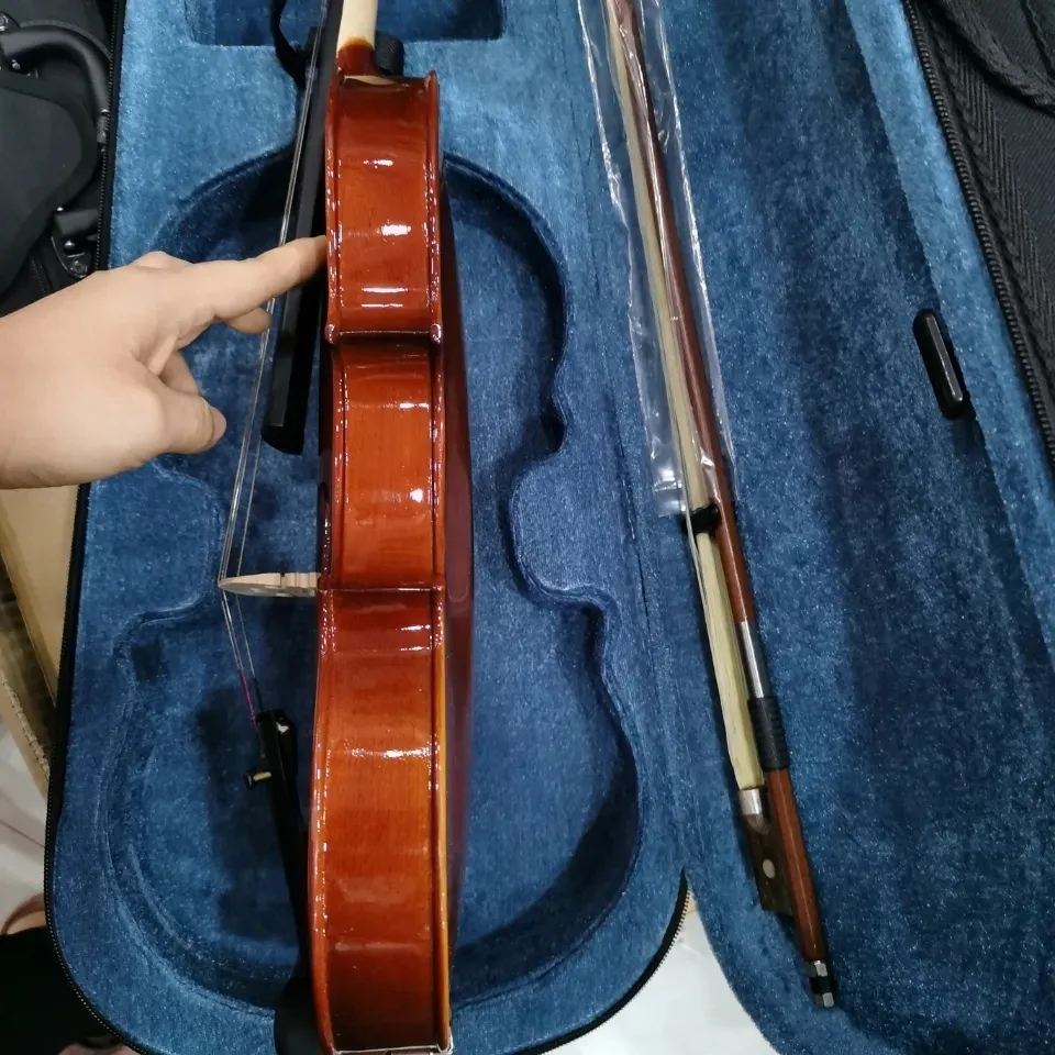 Tout nouveau maître de violon en bois massif luthier fait violon 4/4 adulte et enfant professionnel violon 4/4 instrument de jeu