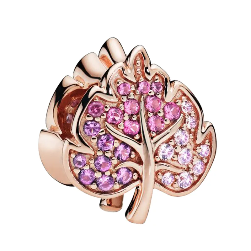 Ny populär 925 sterling silver europeisk rosguld drömfångare blomträd ballongklämma pärlhänge för original Pandora berlockarmband DIY smycken