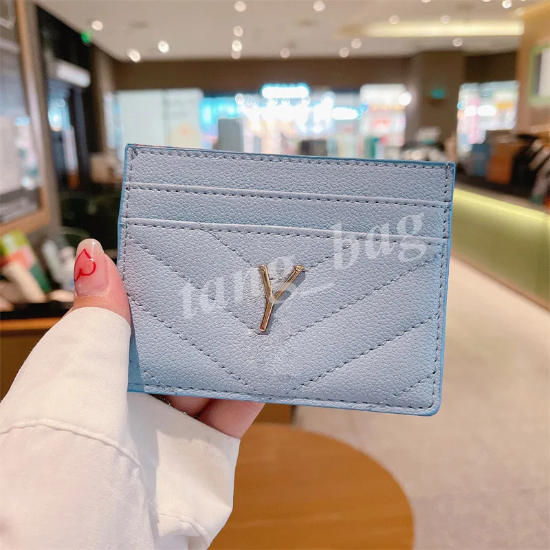 Designer Classic Women Mini Small Wallet Credit Card Holder Slim Bank Card Holders228o