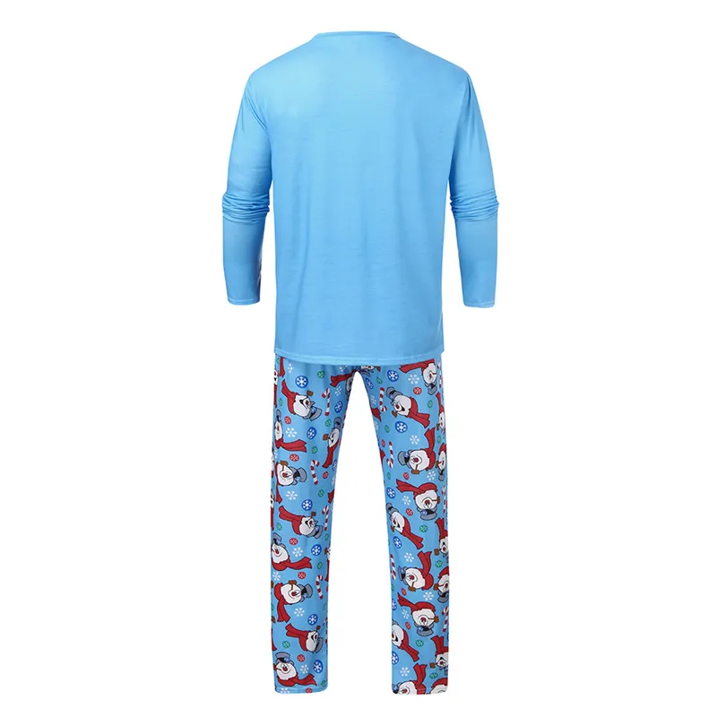 Abiti coordinati la famiglia Cotone Natale Pupazzo di neve Stampa Pigiama natalizio Pjs Set Papà Mamma Bambini Bambini Baby Dog Tutto il costume a220826