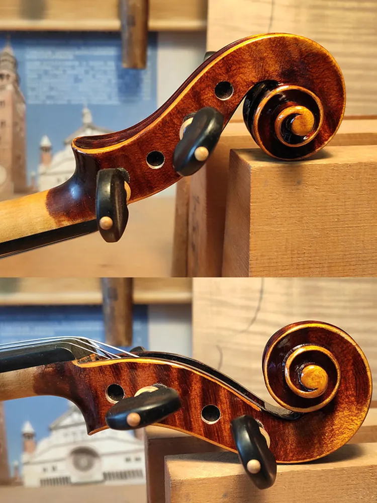 High-end materiale europeo importato fatto a mano violino professionale adulto bambini principiante violino 4/4 strumento musicale