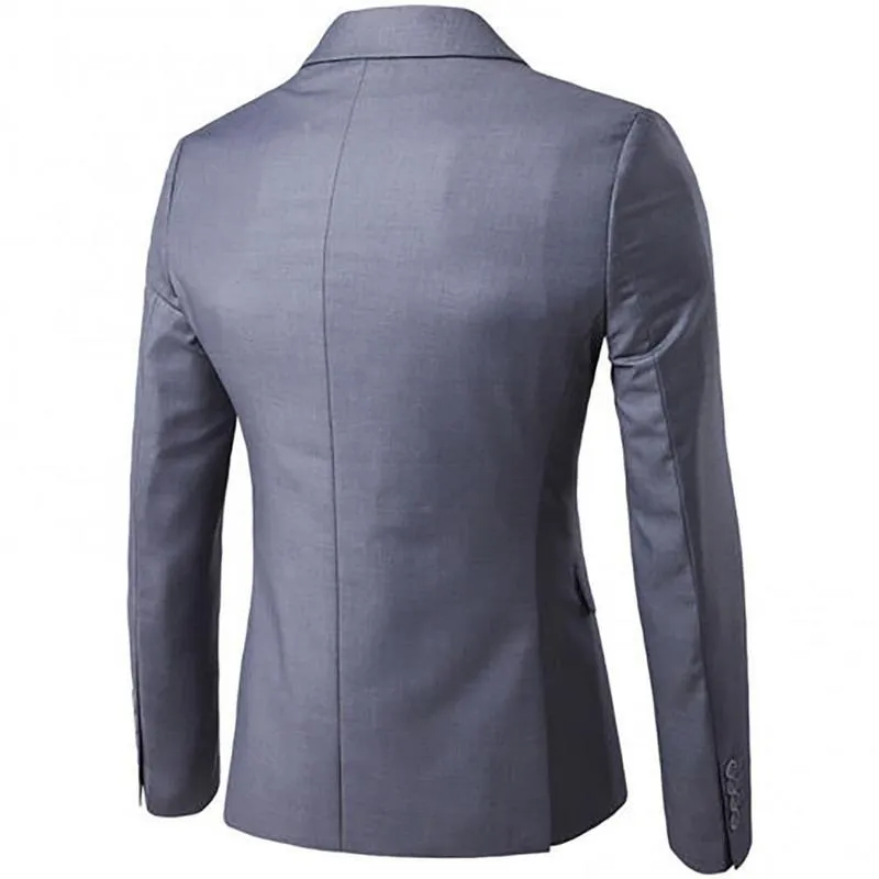 Solid Kolor garnitury Mężczyzn Long Rleeve Lapel Flar Jatterpants Suit for Men Wedding Busniess Zestaw kostiumów Homme 220527