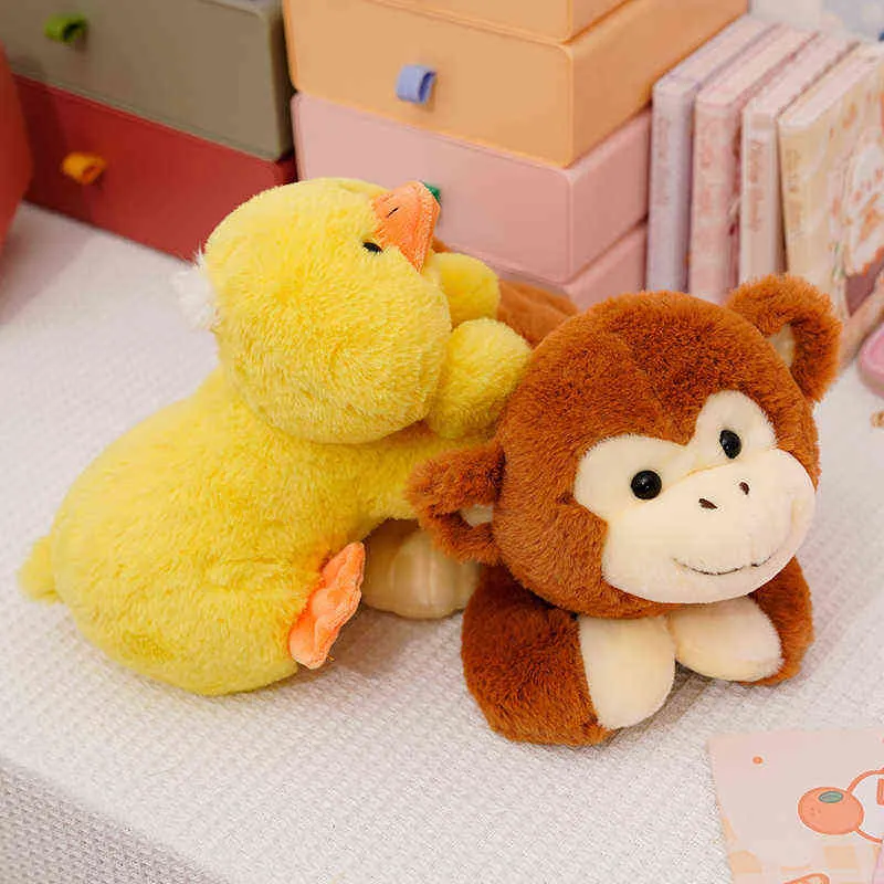 PC CM Söt Penguin Cuddles Kawaii bär hattdockor Kudde fylld för barn Baby Birthday Room Decor Gifts J220704
