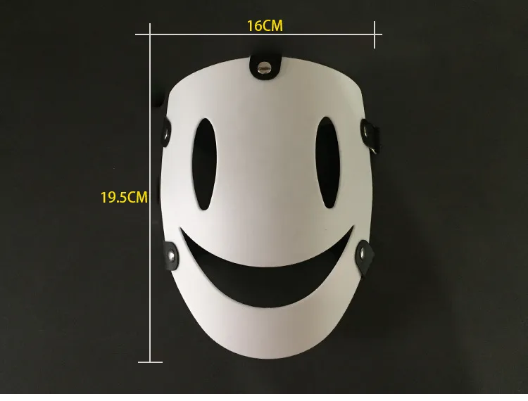 Máscara de cosplay de invasão de alta elevação Tenkuu Shinpan White Resin Maskes