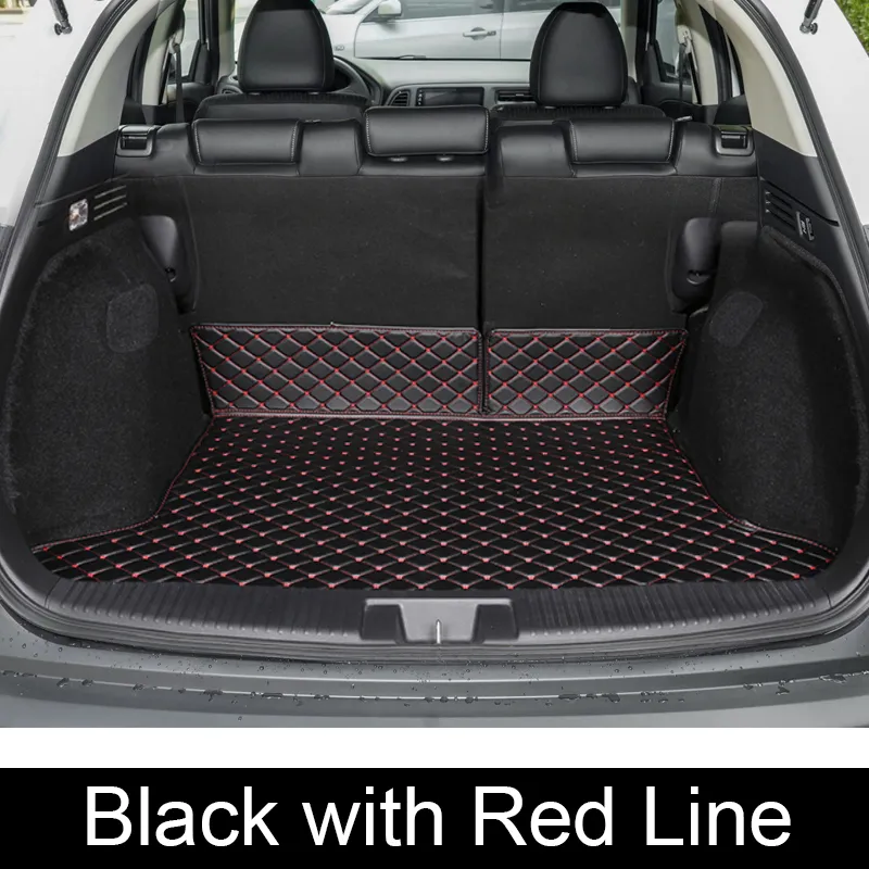 Tapis de coffre arrière personnalisé en cuir, 1 pièce, pour Honda HRV Vezel 2015 – 2021, doublure de chargement automobile étanche, accessoire interne