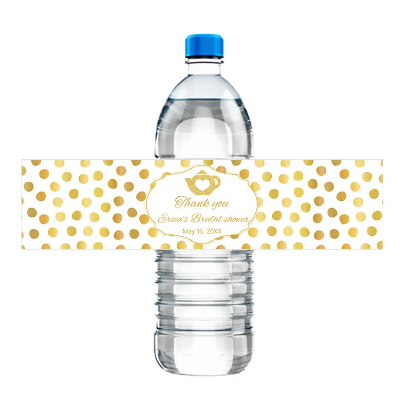 Noiva personalizada para serem adesivos de aniversário de meninas, rótulos de garrafas de água de água personalizadas Bacharelte Bridal Shower Hen Party 220613