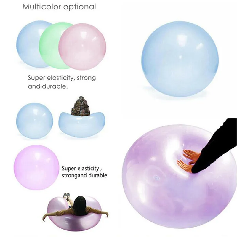 Bambini Outdoor Soft Air Water Filled Bubble Ball Blow Up Balloon Toy Fun Party Game s all'ingrosso 220621