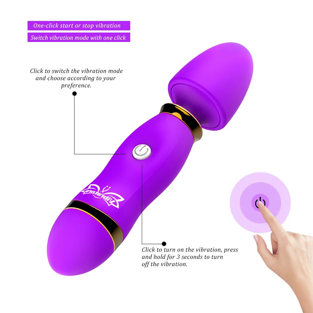 Exvoid AV Stick Vibrators Sexiga leksaker för kvinnor stark dildo vibrator klitoris stimulerar g-spot massager orgasm magisk trollstav