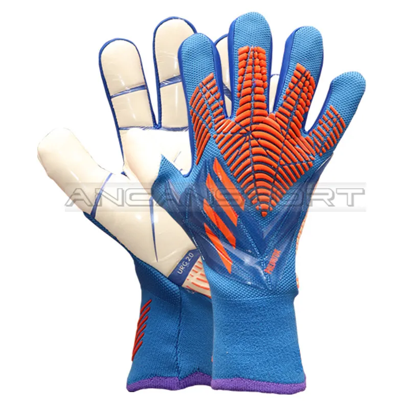 Rękawice bramkarskie do piłki nożnej dla dorosłych lateks o grubości 35 mm bez palców Antypoślizgowe i odporne na zużycie 220601