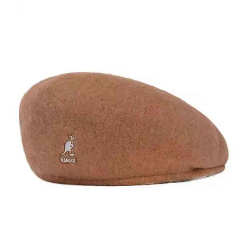 Kangols Designer Ball s Caps kangoeroewol basic baret eenvoudig tij merk ster voorhoede tonghoed3870508