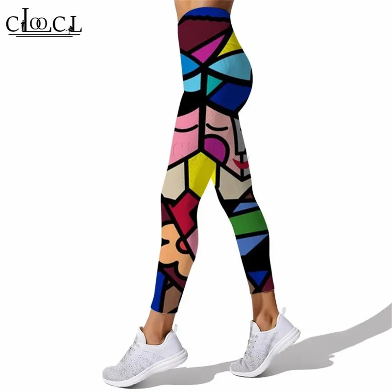 Femmes Leggings polynésie Art abstrait impression taille haute élasticité 3D Legging mode femme pour pantalons de survêtement en plein air W220617