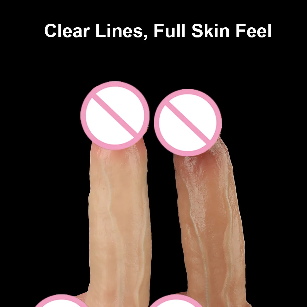 Süper cilt hissediyorum gerçekçi yapay penis yumuşak silikon büyük büyük penis vantuz seksi oyuncaklar seksi dükkan kadın erkek mastürbasyon