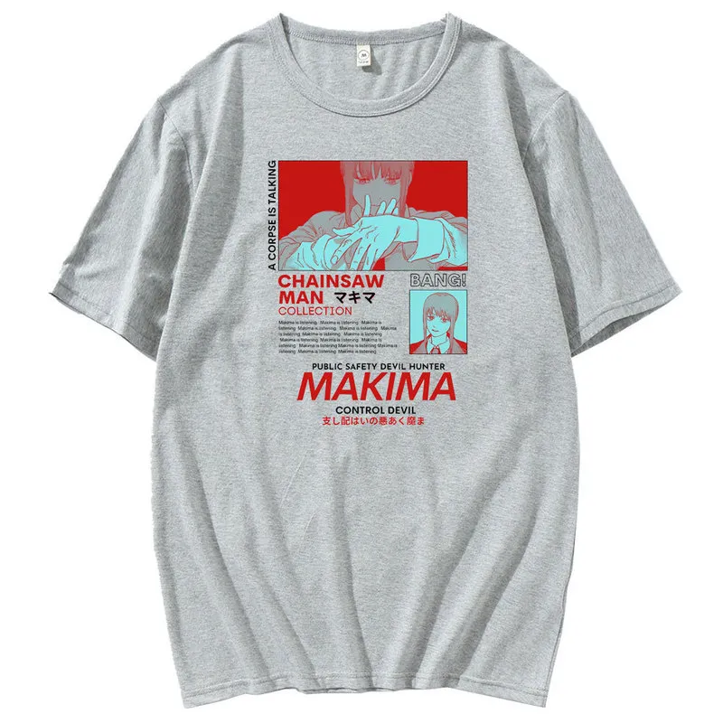 Mannen Chainsaw Man Warrior Denji T-shirt Manga Katoen Korte Mouw O Hals T-shirt Unieke T-shirts Mannen Straat harajuku Mannen T-shirt 220610