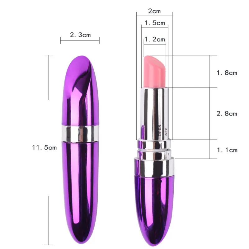 Frauen Tragbare G-Punkt Vibrator Kleine Kugel Massagegerät Lippenstifte Klitoris Stimulator Erotische Produkt sexy Spielzeug