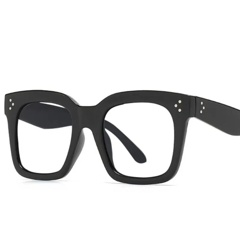 Zonnebril Retro Oversized Leesbril Dames Merk Designer Vintage Groot Frame Oog Voor Vrouwen Klassieke Heldere Vierkante Brillen 12932