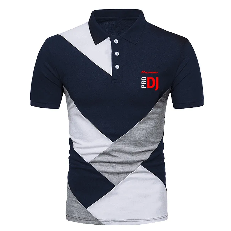 Pioneer PRO DJ Polo Shirt Short Sleeve Summer Handsome Fashion Male Men Tops Clothing 220504
