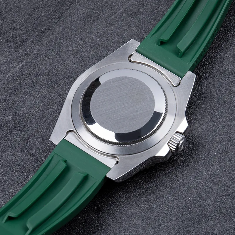 2 pièces 20mm lien d'extrémité incurvé lien d'extrémité juste pour Rolex bracelet de montre Submariner bracelet de montre en caoutchouc bracelet en cuir connexion sans couture 220617