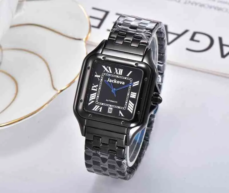 High Quality mens square digner watch orologio di lusso fine steel automatic movement watch 40mm montre de luxe women men