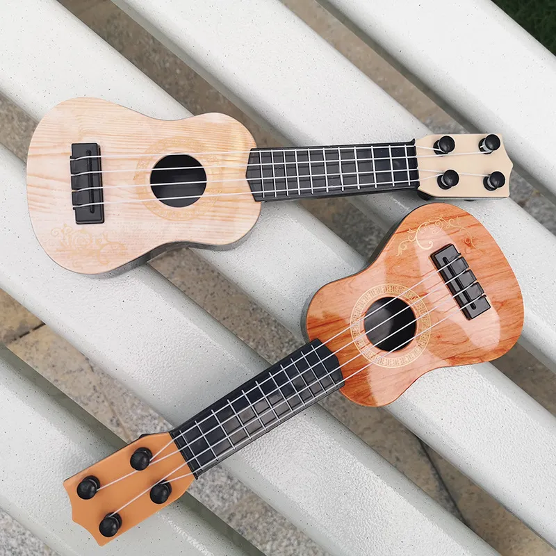 Mini guitare 4 cordes classique ukulélé guitare jouet instruments de musique pour enfants enfants débutants éducation précoce petite guitare 220706