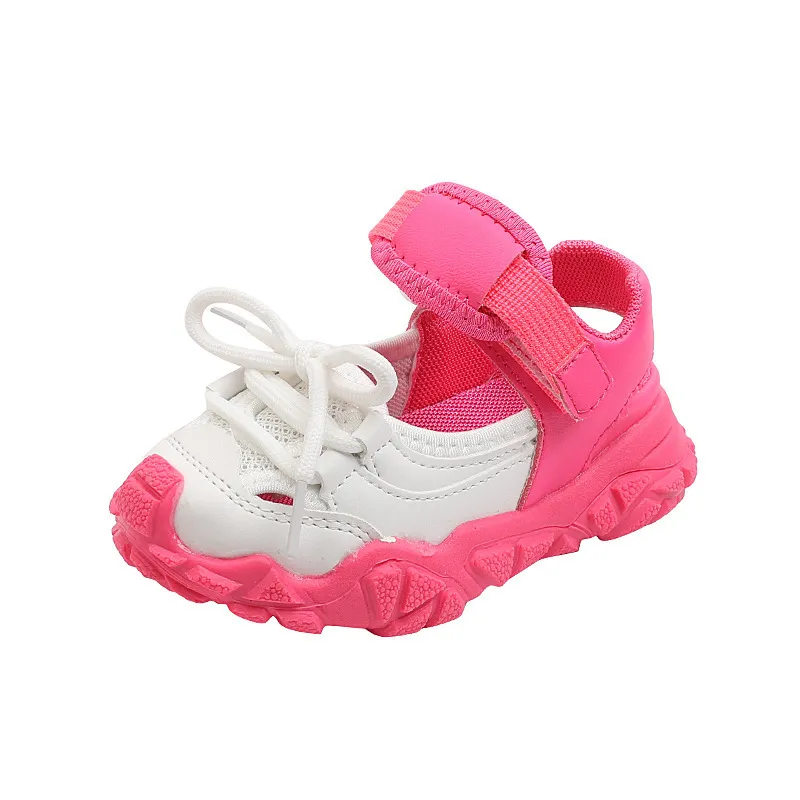 Sepatu Kasual Bayi Perempuan Lakilaki Balita Musim Panas Sneakers Siswa Bersirkulasi Jaring Olahraga Anakanak Sandal 220611