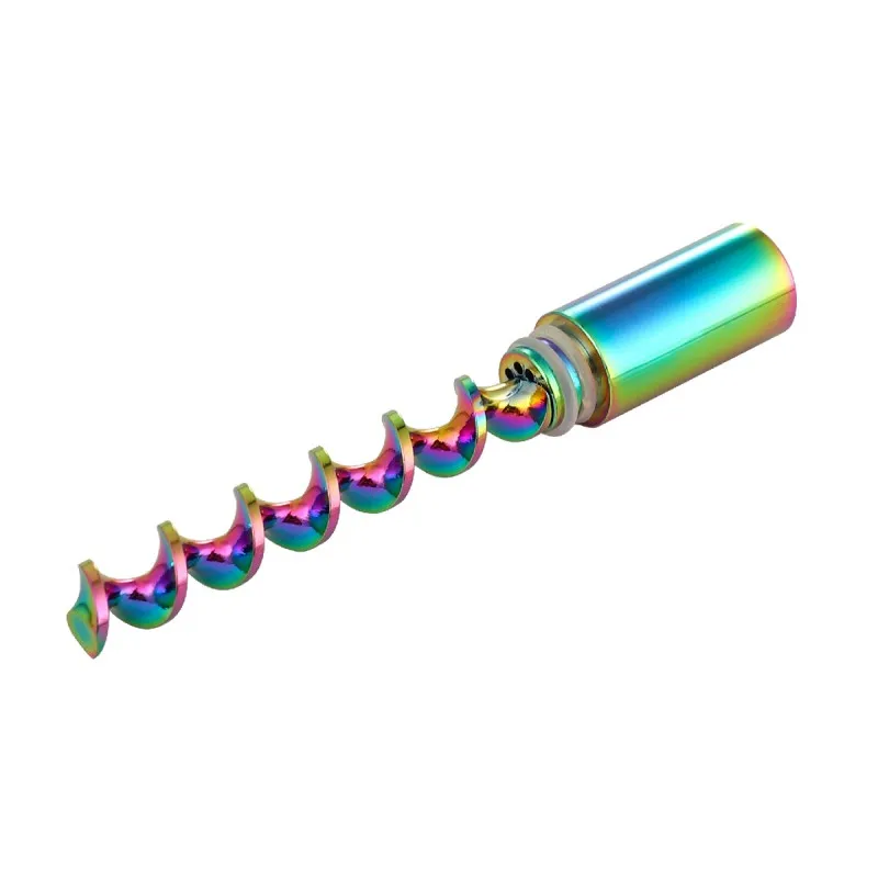 Humini Spiral Orbit Glass Herb 파이프 튜브 트위스트 연기 팁 노즐 담배 홀더 흡연 장치 담배 파이프 액세서리