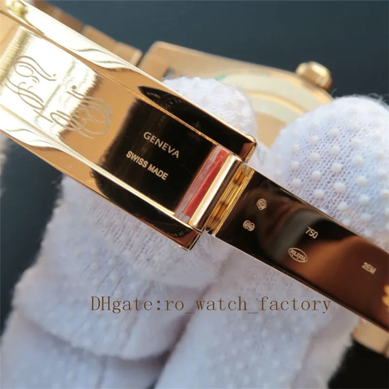 Mannen papieren topkwaliteit horloge BP Maker 40 mm dag-datum president 18k geel goud Azië 2813 uurwerk automatische herenhorloges270A