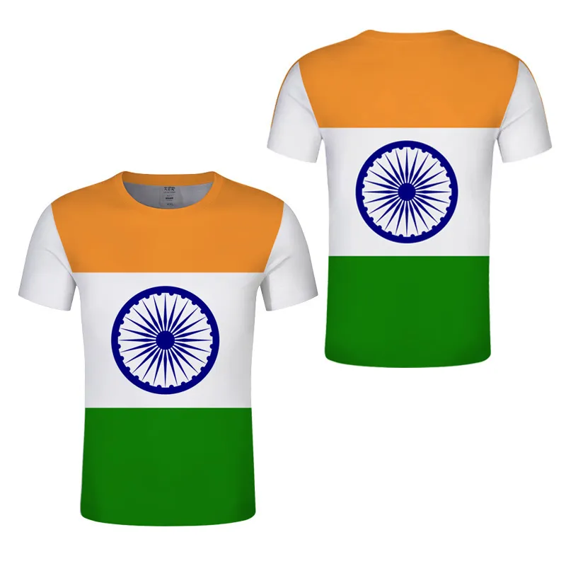 الهند الصيف DIY مخصص tshirt الرجال الرياضة تي شيرت القمصان الهندية تي شيرت تخصيص اسم البلد رقم tirt 220616