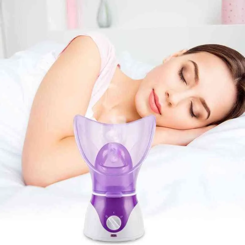 Facial Steamers Deep Cleaning Beauty Face Steaming Device Steamer Machine Thermal Sprayer Skin Care Tool 220505