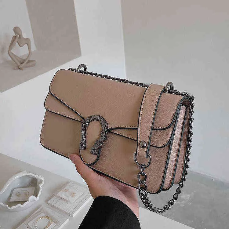 High sense mini bag chain women's 2022 summer new messenger armpit small square Purses