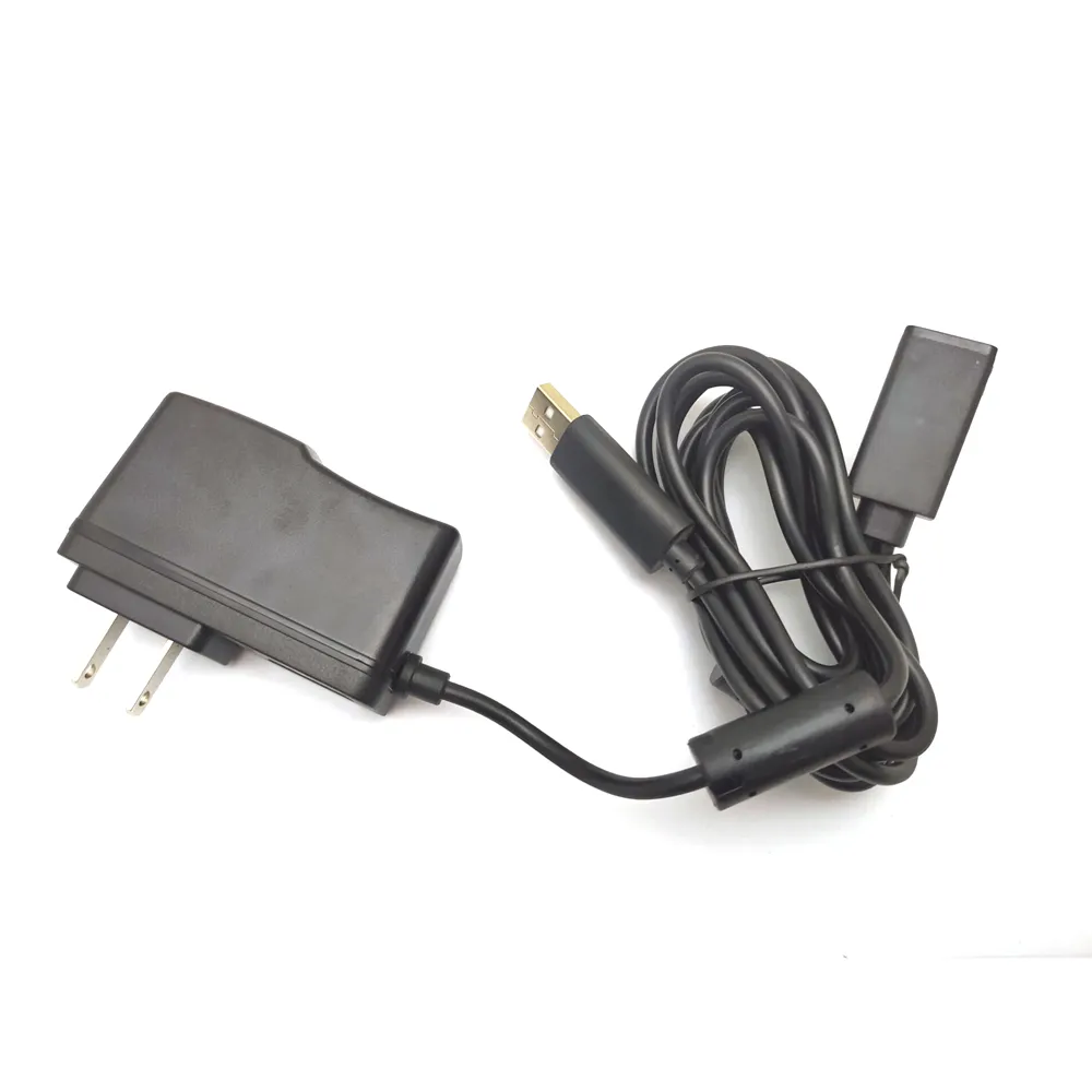 AC Adapter Strömförsörjning USB -laddningskabel för Xbox 360 Kinect US Plug