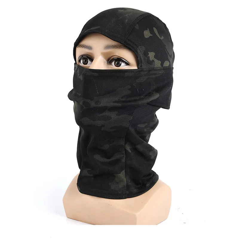 Taktische Tarnung Sturmhaube Vollgesichtsmaske Wargame CP Hut Jagd Fahrrad Radfahren Armee Multicam Bandana Halsmanschette 220718